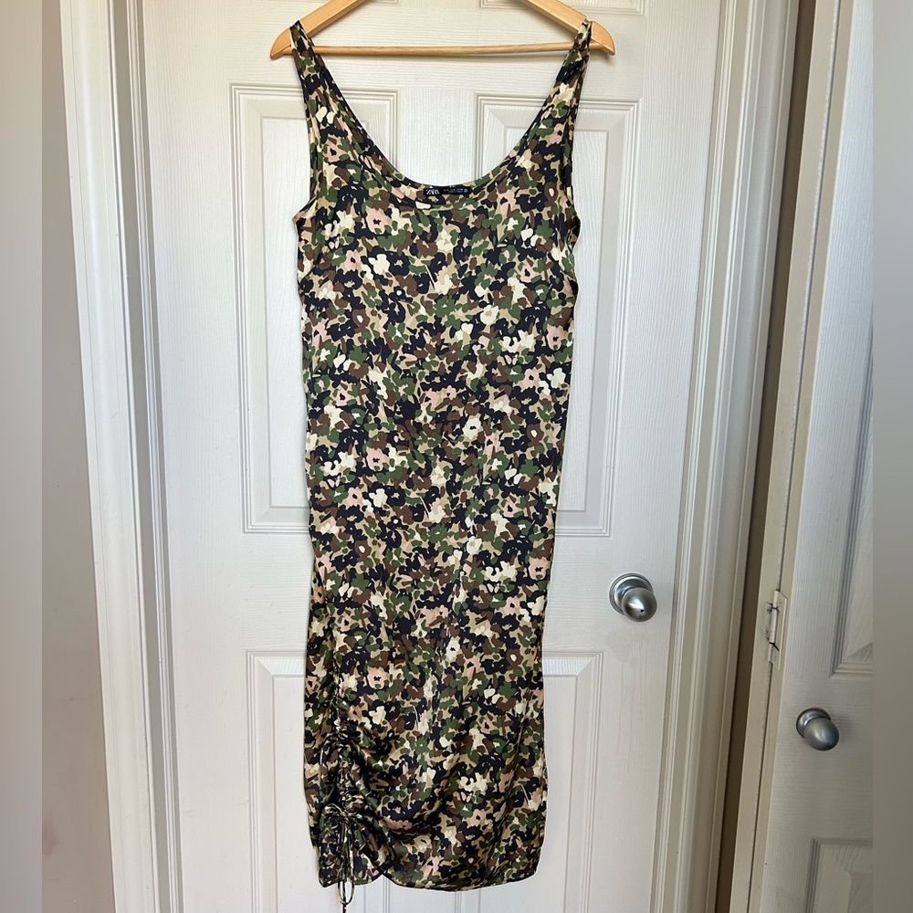 Zara Camo Maxi Dress